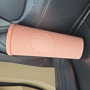 Matte pink studded Starbucks cup. New with stickers.